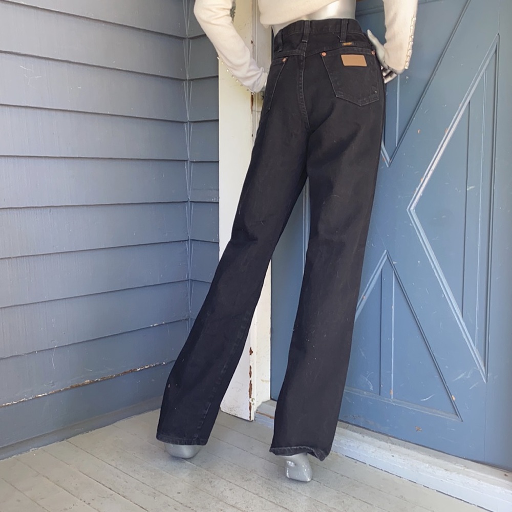WRANGLER high rise black jeans, 31/34